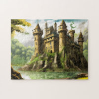 Castelo 3 Easy Brain Art Quebra-cabeça Fotografias