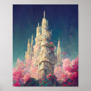 Castelo 4 Fantasy Art Poster