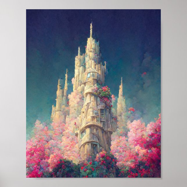 Castelo 4 Fantasy Art Poster (Frente)