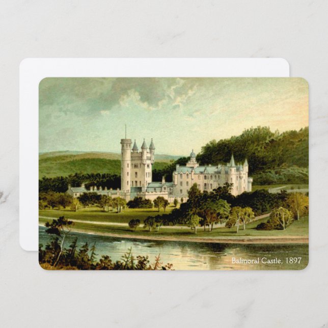 Castelo Balmoral 1897 Restaurado Alta Resolução (Frente/Verso)