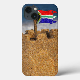 Castelo De Areia Com Bandeira Sul-Africana, Umhlan