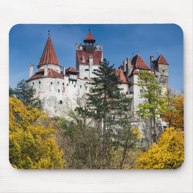 Castelo de Bran na Romênia mousepad (Frente)