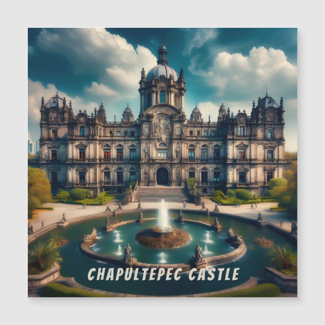 Castelo de Chapultepec México Viagens Antigas (Frente)