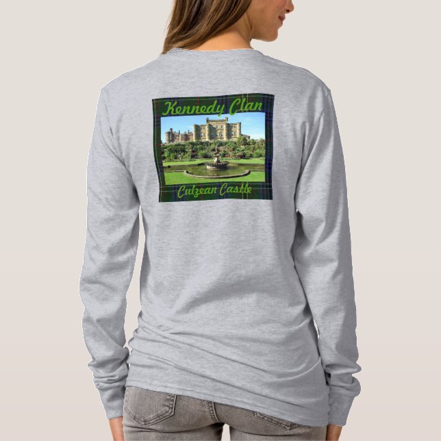 Castelo de Culzean e camiseta Tartan de Kennedy Cl (Verso)