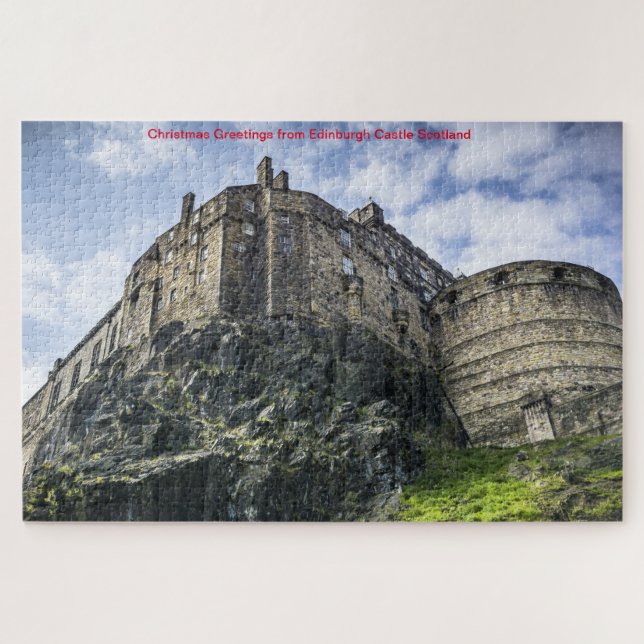 Castelo de Edimburgo Quebra-Cabeça Escócia (Horizontal)