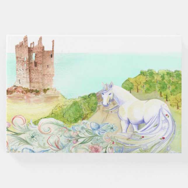 Castelo de Fairy Tale e Livro de Convidados de Cas (Frente)