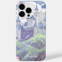 Castelo de Fairytale Personalizado Pastel Watercol