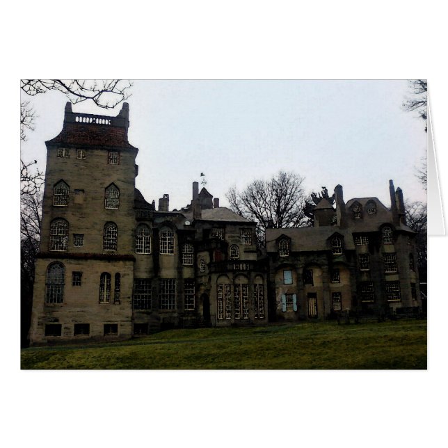 Castelo de Fonthill - Cartão (Frente Horizontal)