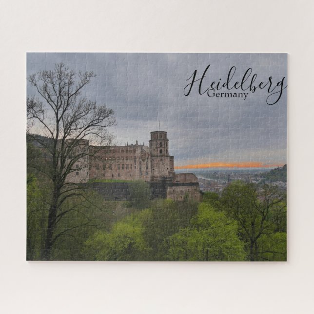 Castelo de Heidelberg Alemanha Quebra-cabeça (Horizontal)