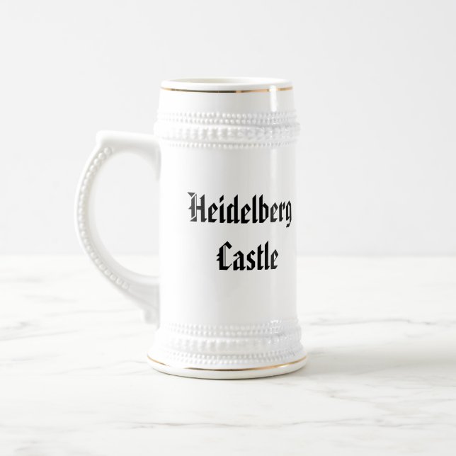 Castelo de Heidelberg - caneca de cerveja (Esquerda)