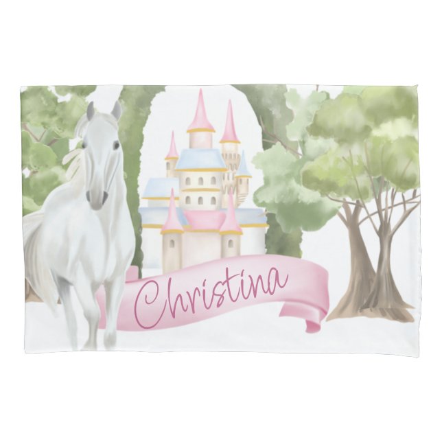 Castelo de Leite e Aquarela de Cavalo Branco (Frente)