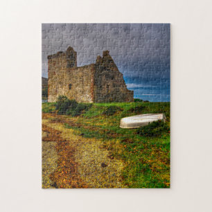 Castelo de Lochranza, ilha do quebra-cabeça de