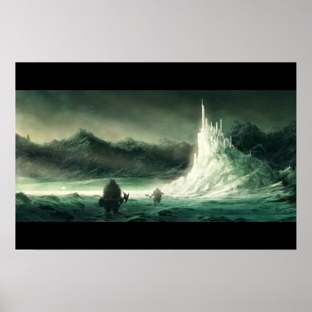 Castelo de Mountain poster (Frente)