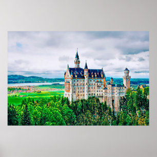Castelo de Neuschwanstein - Poster