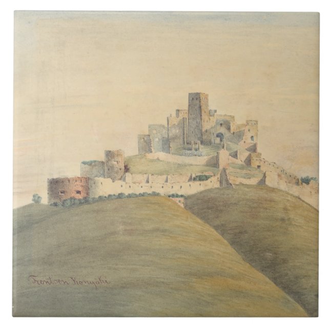 Castelo de Trencin no oeste da Eslováquia (Frente)