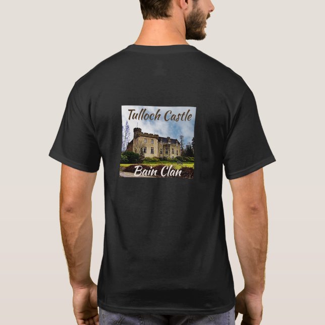 Castelo de Tulloch - Camisa T Clan Bain (Verso)