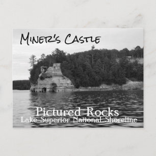 Castelo do Mineiro Imagem das Rochas Cartão Postal