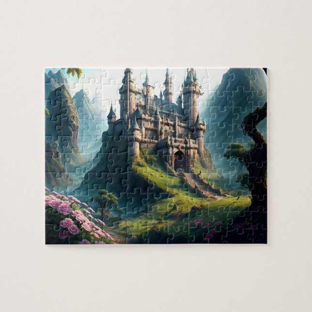 Castelo do Prado de Flores Quebra-Cabeça (Horizontal)