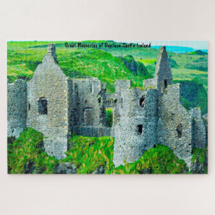 Castelo Dunluce Antrim Irlanda Quebra-Cabeça