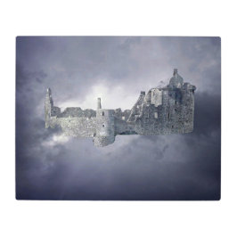 Castelo na Arte do Parede do Sky Metal