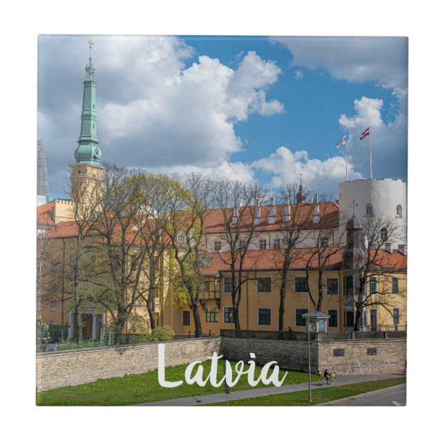 Castelo Riga em Riga, Letónia (Frente)