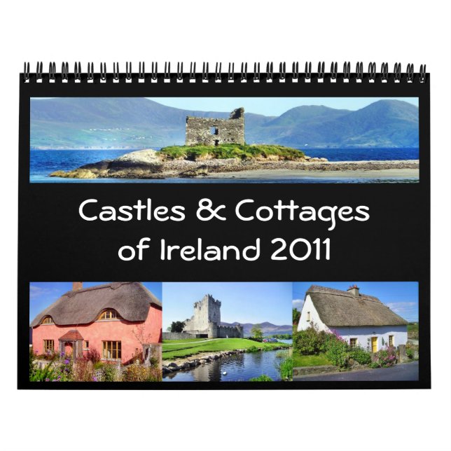 Castelos & casas de campo do calendário de Ireland (Capa)