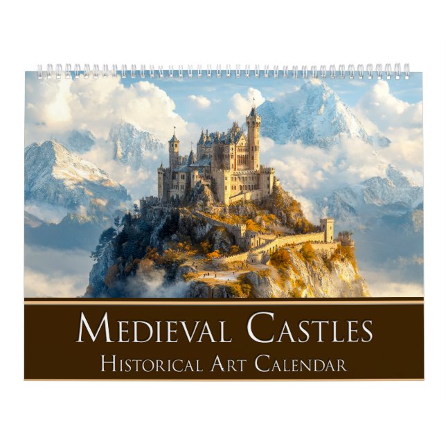 Castelos Medievais: Calendário de Arte Histórico (Capa)