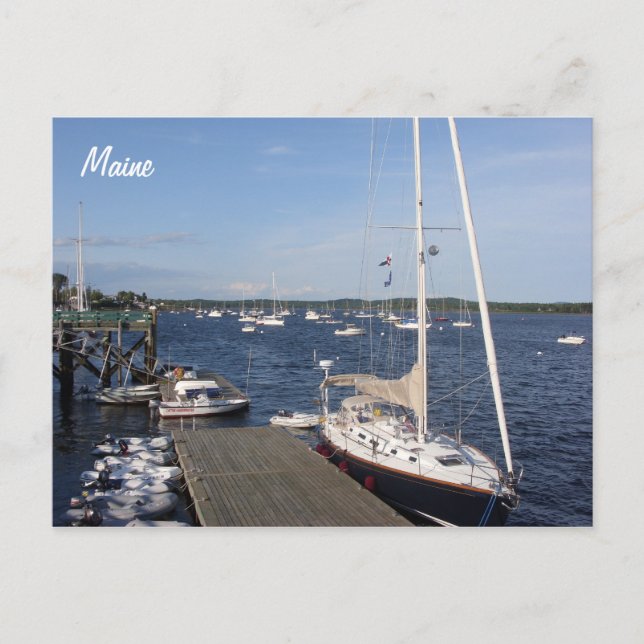 Castine, cartão postal Maine (Frente)