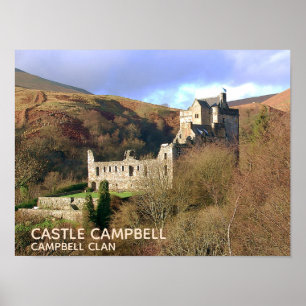 Castle Campbell - Campbell Clan Poster