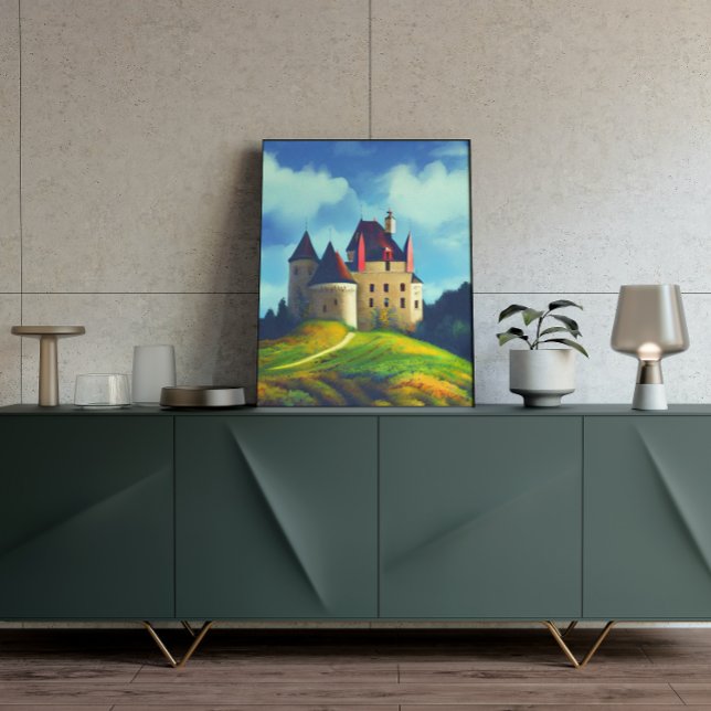 Castle Digital Fantasy Art Poster #07 (Criador carregado)