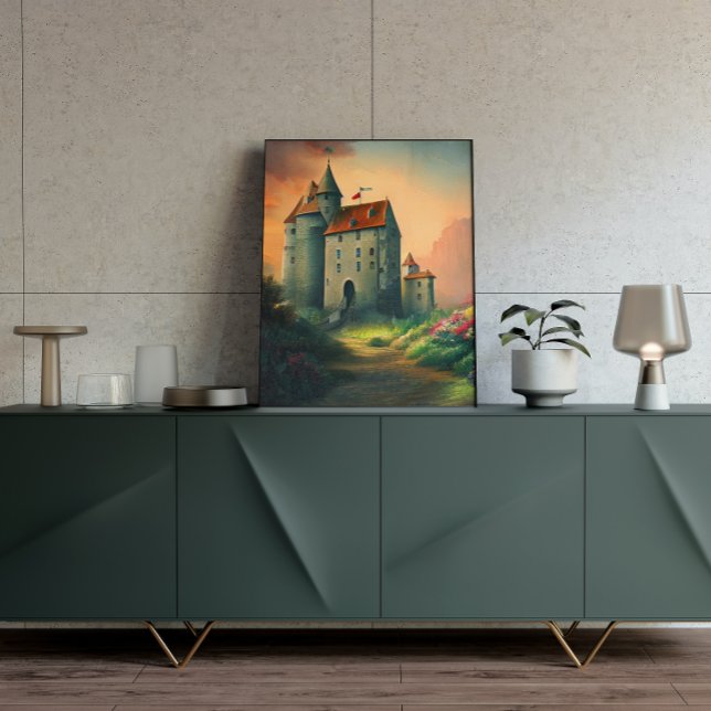 Castle Digital Fantasy Art Poster #08 (Criador carregado)