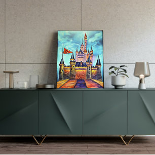 Castle Digital Fantasy Art Poster nº 01