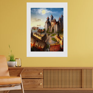 Castle Digital Fantasy Art Poster nº 04