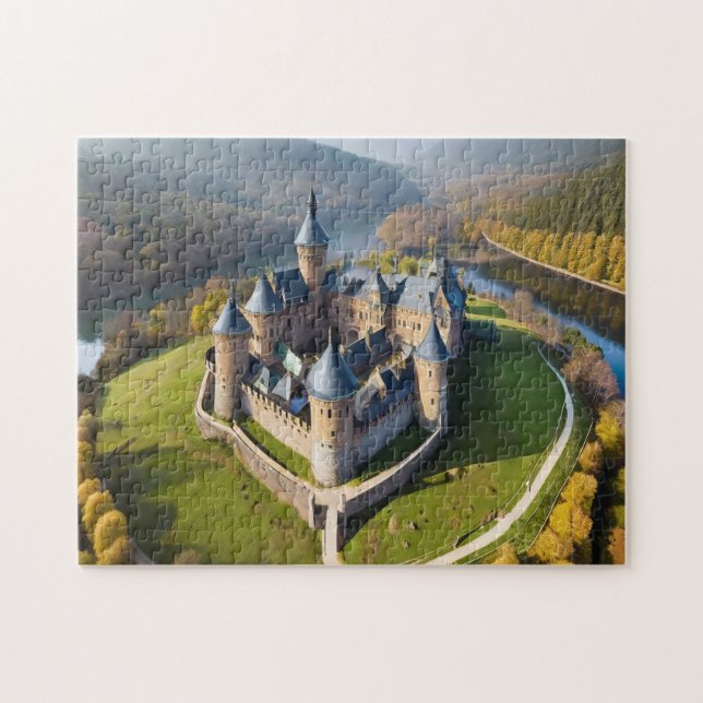 Castle Easy Brain Art Quebra-cabeça de Fotografias (Horizontal)