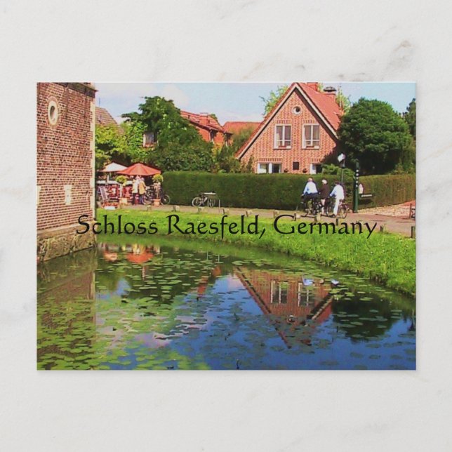 Castle Raesfeld (Alemanha) — Cartão postal (Frente)