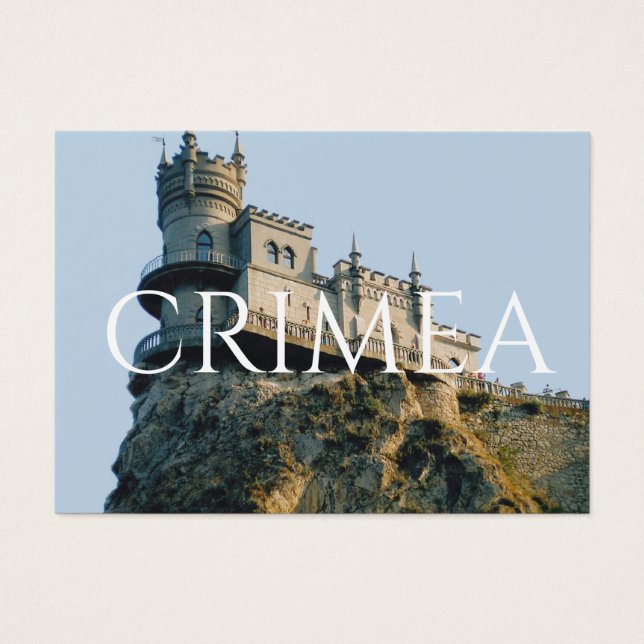 Castle Swallow's Nest in Crimea Postcard (Frente)