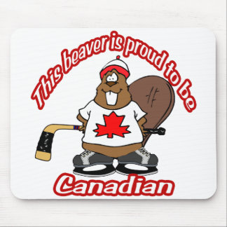Castor canadense Mousepad