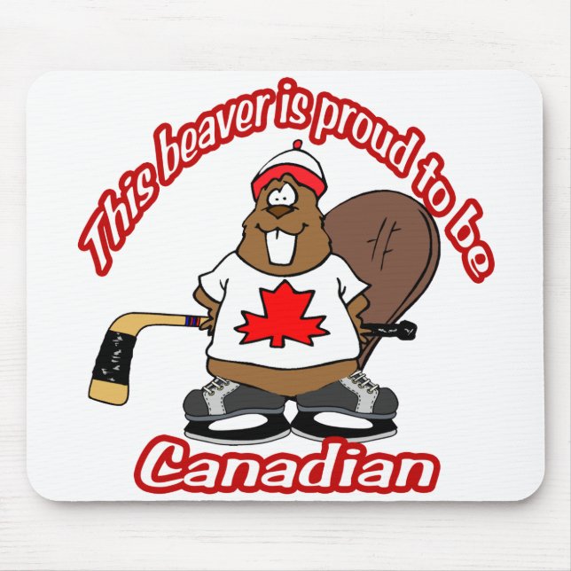 Castor canadense Mousepad (Frente)
