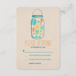 Casual Beach Mason jar, RSVP