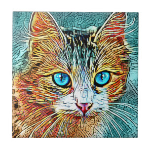 Cat 685 Laranja Turquesa