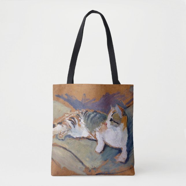 Cat, August Macke Tote Bag (Frente)