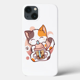 Cat Boba Tea Bubble Tea Anime Kawaii Neko para Gar