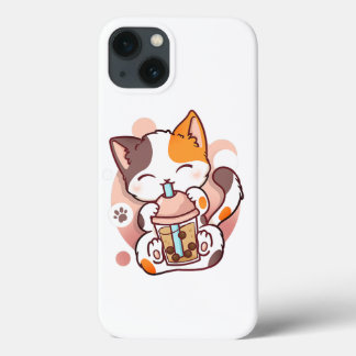 Cat Boba Tea Bubble Tea Anime Kawaii Neko para Gar