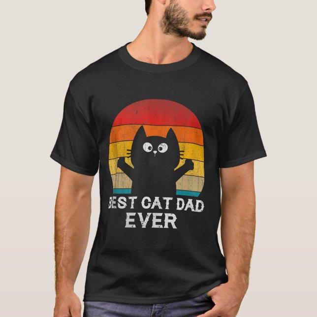 Cat Dad Ever - Funny Cats Tank Top  (Frente)