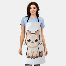 Cat Design Apron | Apron Na moda