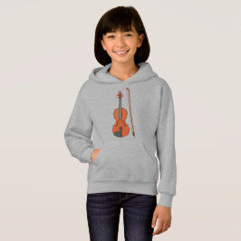 Cat e a Fiddle - Meu Violino - Garotas Hoodie