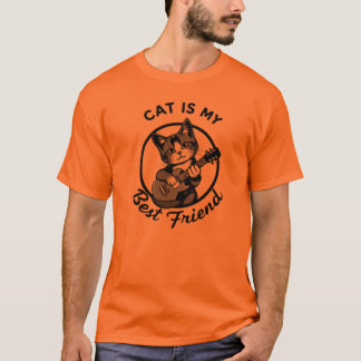 Cat é minha melhor camiseta de T-shirt