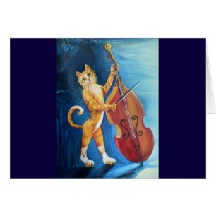 Cat e um Cartão de Saudação Inativo