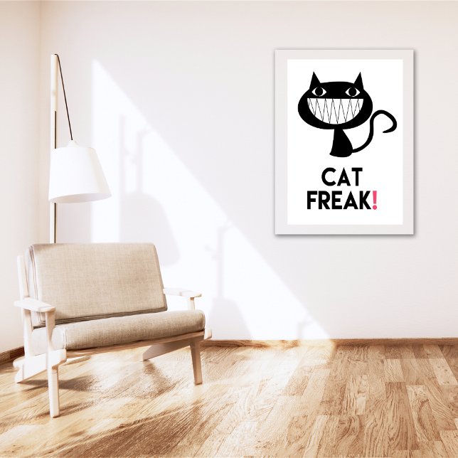 Cat Freak! Poster divertido (Criador carregado)