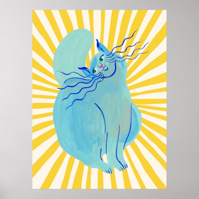 Cat | Funny & decorative Poster (Frente)